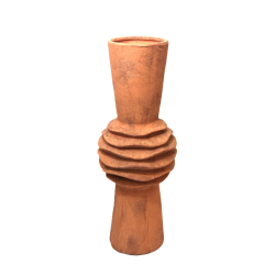 Wazon ceramiczny terakota Kwiat Miedziany Rudy 49cm